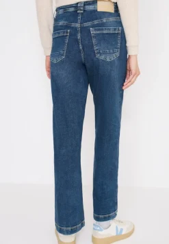 Cecil Jeans*Wide Leg Patch Pocket Jeans mid blue used wash