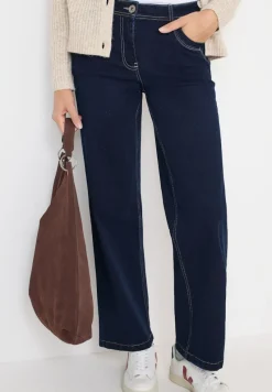 Cecil Jeans*Wide Leg Rinsed Jeans rinsed wash