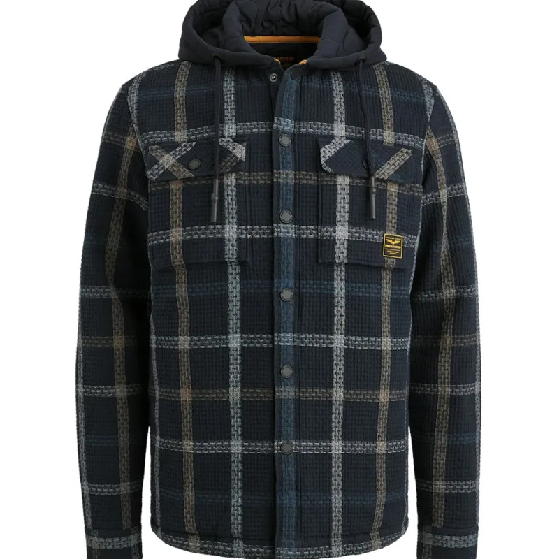 PME Legend Jacken|Big Boys*Window Check Hoody Shirtjacket 3 Salute