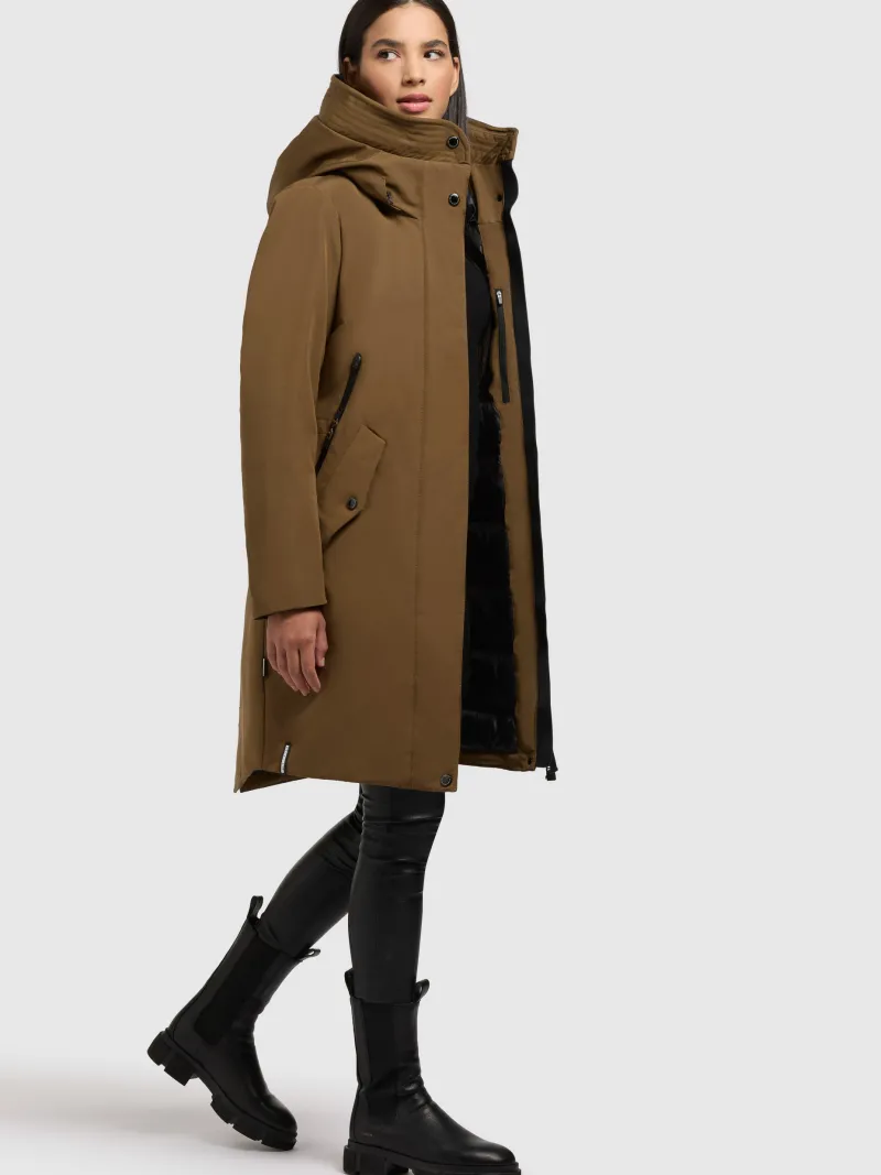 Khujo Jacken*Winterjacke 589 Khaki-Brown