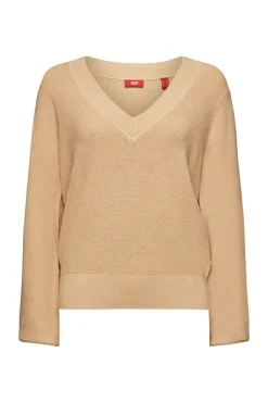Esprit Pullover & Sweatshirts*Women Sweaters long sleeve cream beige