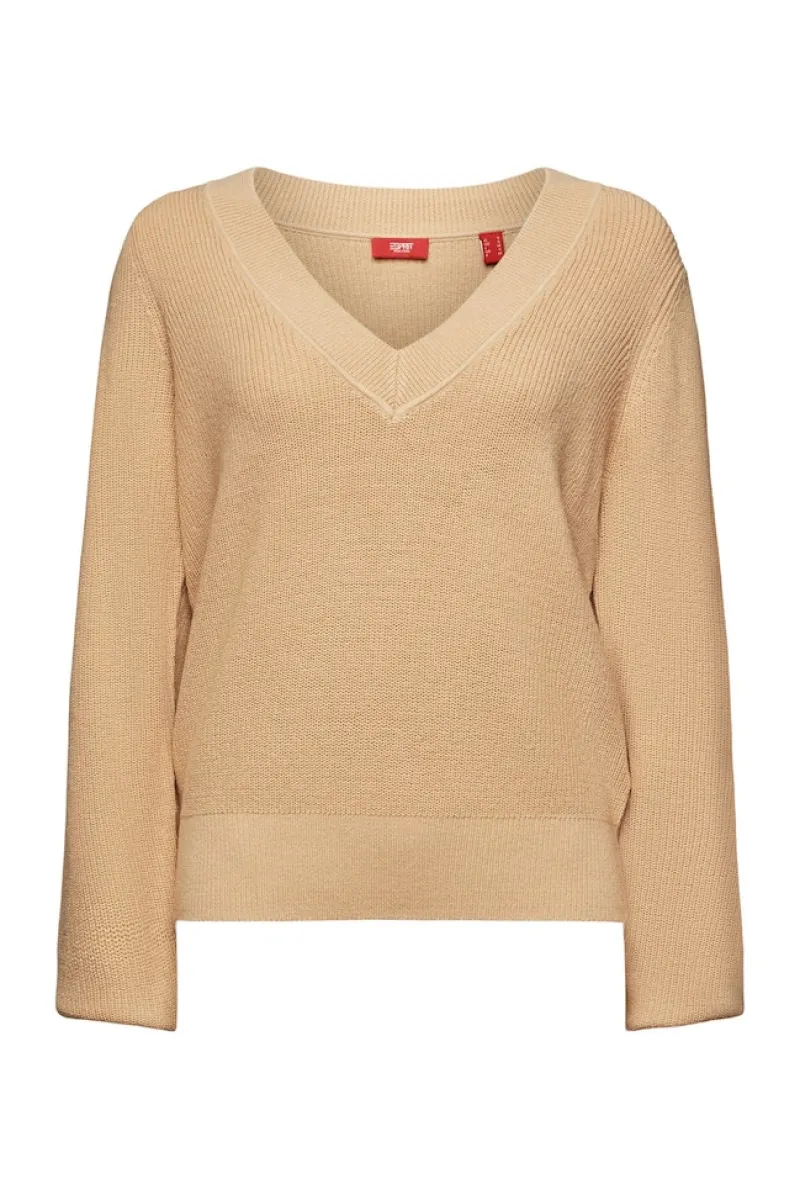 Esprit Pullover & Sweatshirts*Women Sweaters long sleeve cream beige
