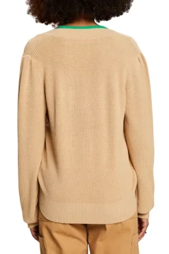 Esprit Pullover & Sweatshirts*Women Sweaters long sleeve cream beige