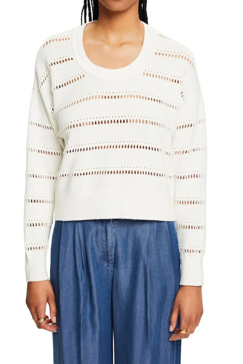 Esprit Pullover & Sweatshirts*Women Sweaters long sleeve off white