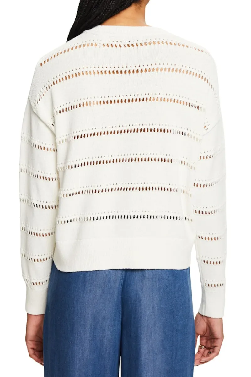 Esprit Pullover & Sweatshirts*Women Sweaters long sleeve off white
