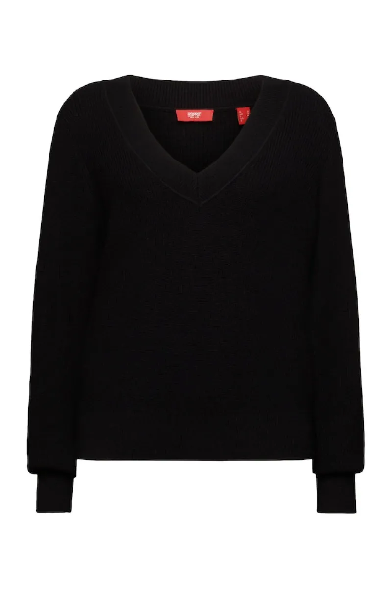 Esprit Pullover & Sweatshirts*Women Sweaters long sleeve Black