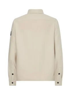 Calvin Klein Jacken*WOOL-BLEND OVERSHIRT bleached stone