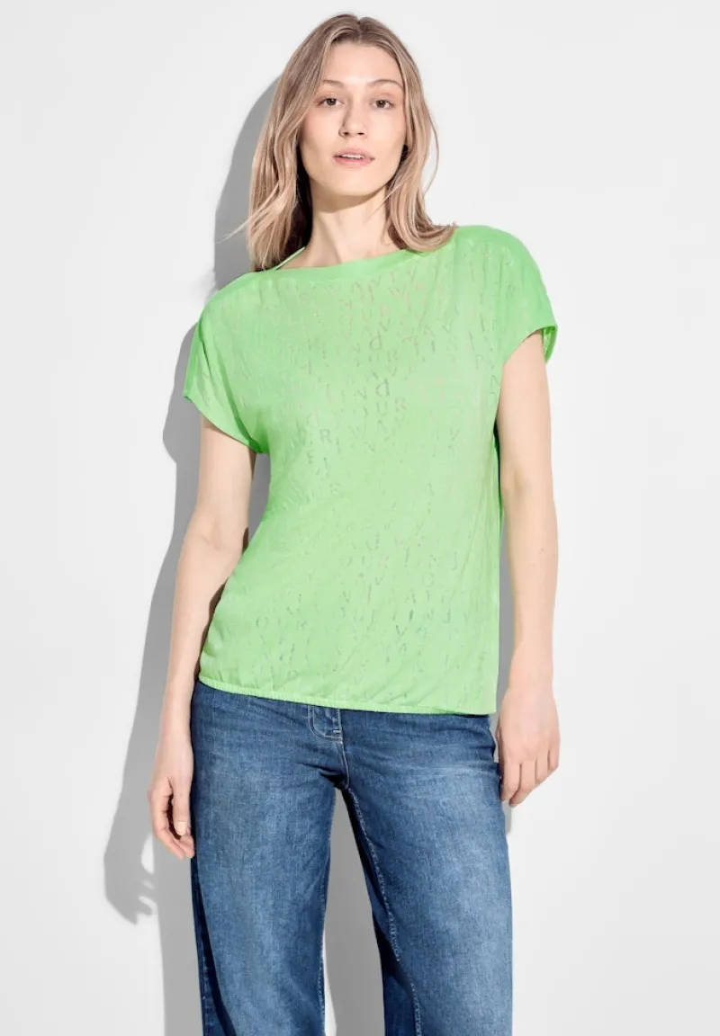 Cecil Shirts*Wording T-Shirt matcha lime