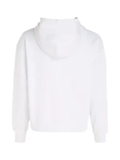 Calvin Klein Jeans Pullover & Sweatshirts*WOVEN LABEL HOODIE Bright White