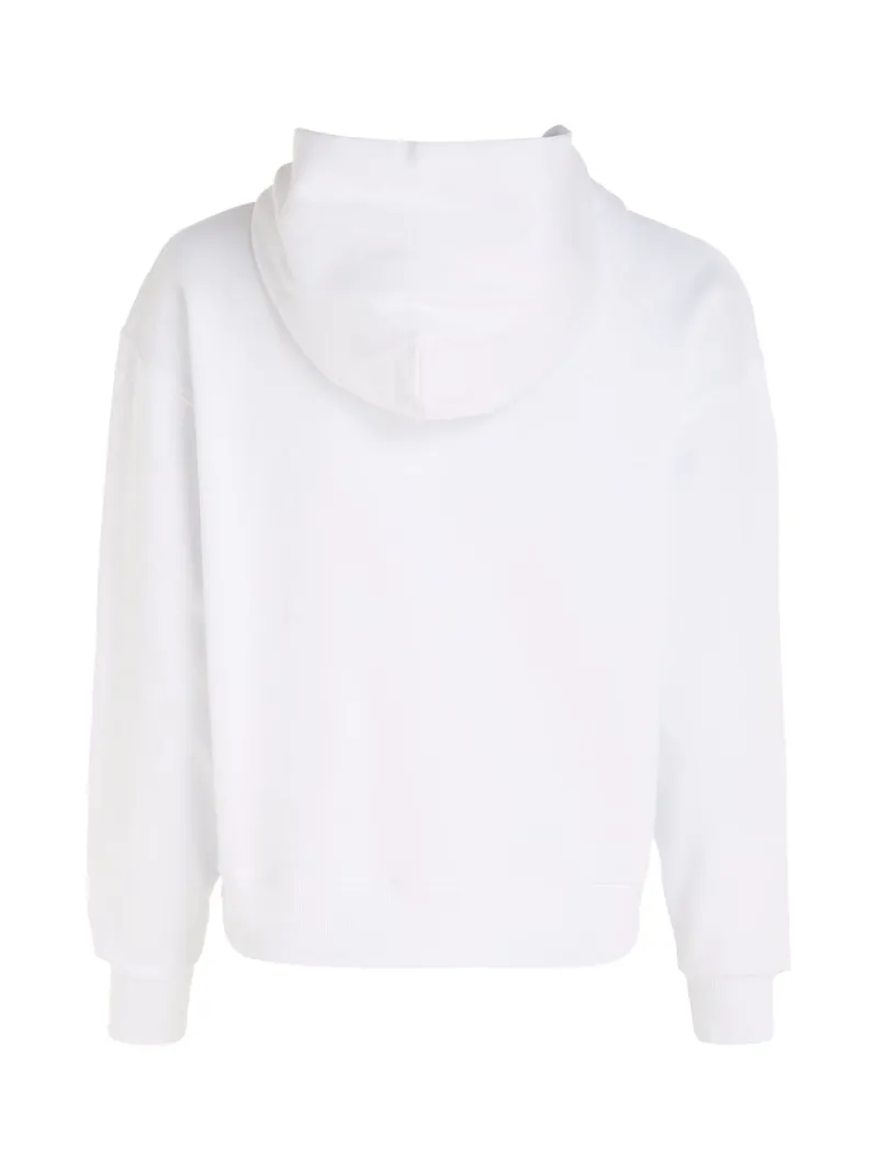 Calvin Klein Jeans Pullover & Sweatshirts*WOVEN LABEL HOODIE Bright White