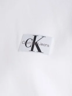 Calvin Klein Jeans Pullover & Sweatshirts*WOVEN LABEL HOODIE Bright White