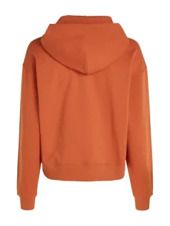 Calvin Klein Jeans Pullover & Sweatshirts*WOVEN LABEL HOODIE burnt clay