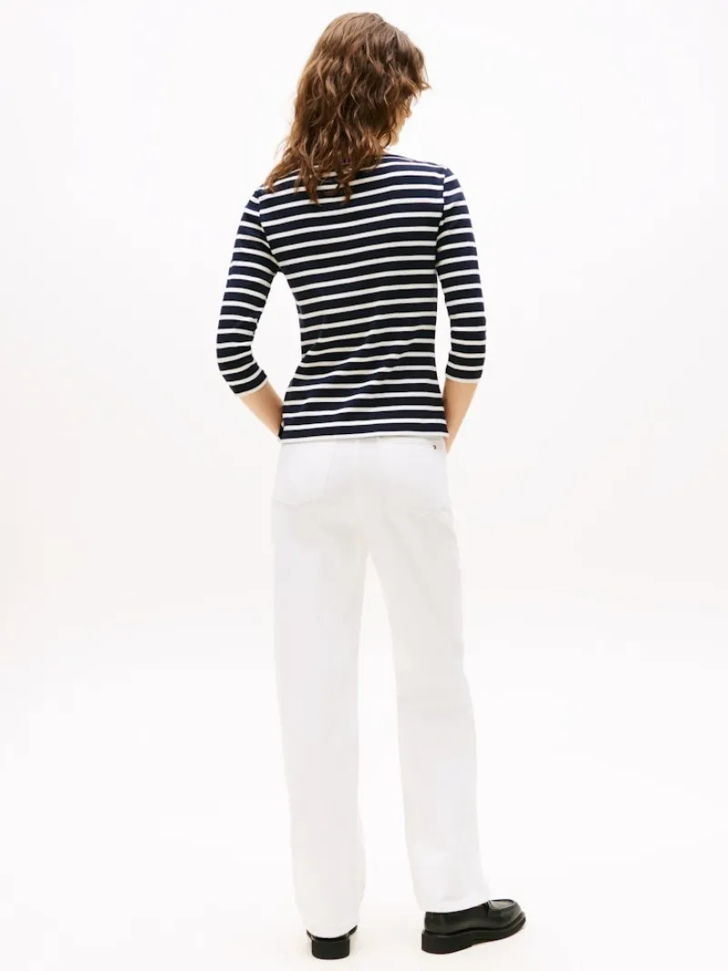 Tommy Hilfiger Shirts*WW0WW40589 nos breton desert sky- ecru