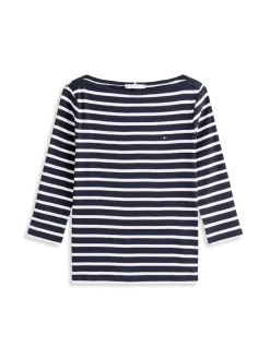 Tommy Hilfiger Shirts*WW0WW40589 nos breton desert sky- ecru