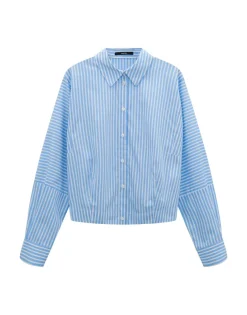 Someday Blusen*Zesto detail Azure Blue