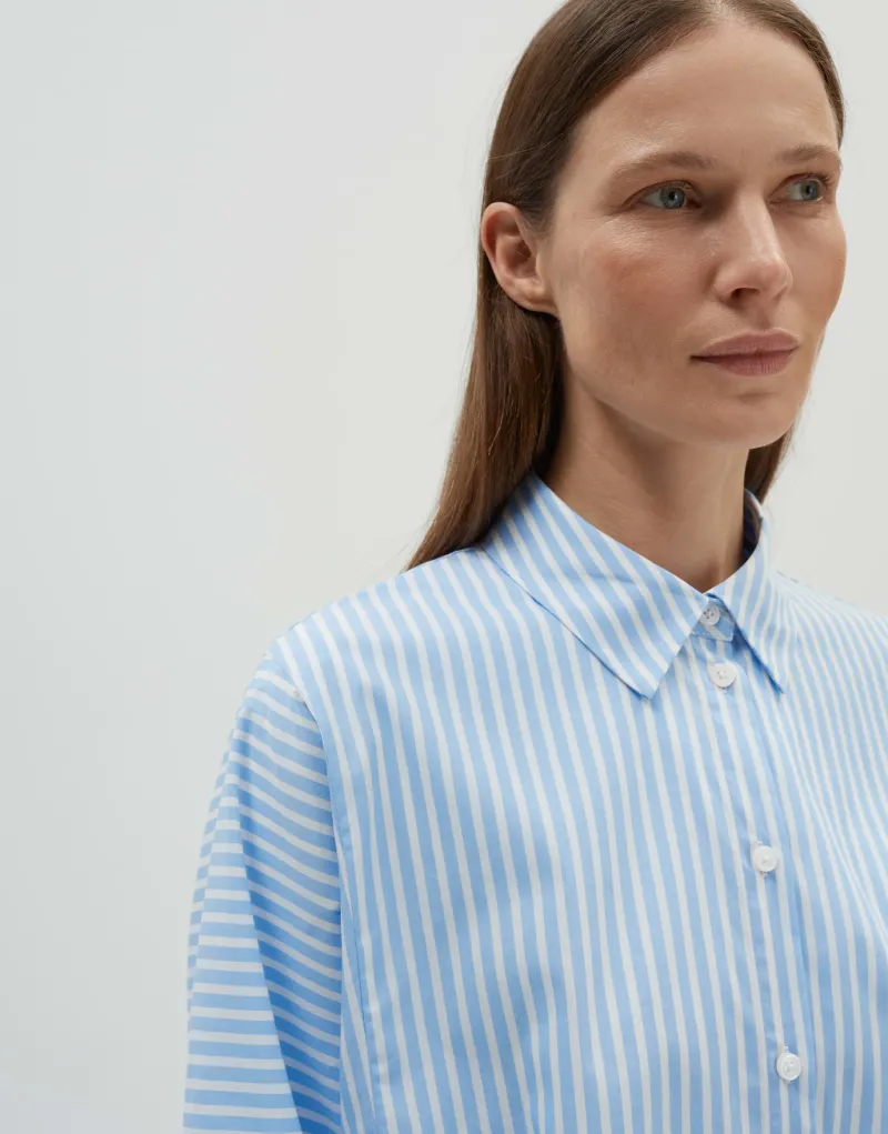 Someday Blusen*Zesto detail Azure Blue